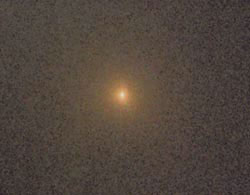 The image produced by a single gravitational lens.